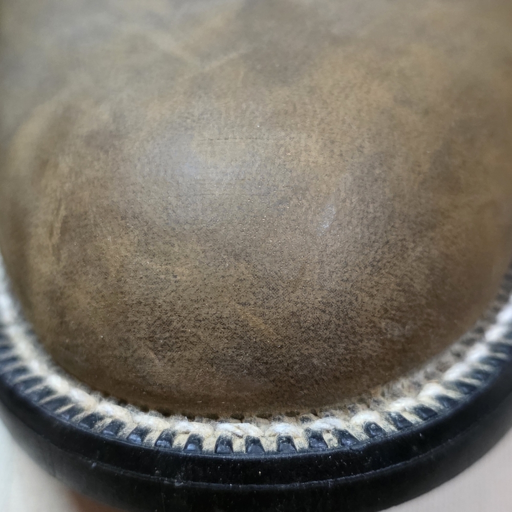 JUSTINS MENS 10" TEMPLE ROPER  CLAY BROWN CASUAL BOOTS SIZE 8 - Picture 6 of 8
